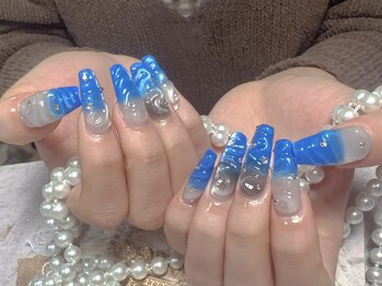 モアネイル 新宿/ワンホンネイル/持ち込み/新宿