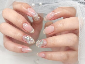 リノ ネイル(Rino nail)の写真/【全メニュー丁寧なケア込み】普段のネイル～特別なイベントに合わせた自分らしいネイルまで幅広く実現◎