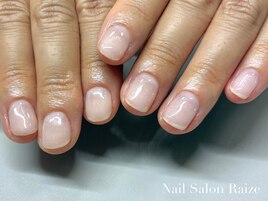 ワンカラーネイル/ピンク