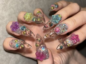 ピンズイチロク(PINS16)の写真/【スカルプ/強度とフォルムの綺麗さが自慢のGel-x】爪の薄さ/深爪/フォルムなど長さだしで解消しましょう☆