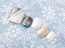 雪の結晶アート