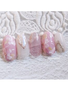 たゆ ネイル(たゆnail)/ニュアンス春ネイル♪