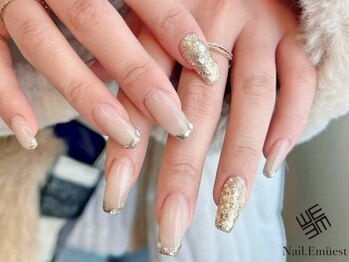 ネイル エミュスト(Nail Emuest)の写真/【爪の短い方へ★全メニュー長さ出し対応可◎】【全MENUパラジェル変更可◎＋¥1100】似合わせネイル提案も!