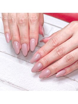リグネイルスタジオ(Lig nail studio)/くすみベージュネイル