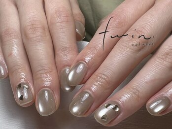 ツイン(twin.)/マグネットネイル×オプ有
