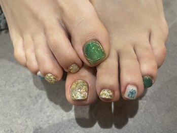 プロテア(protea)/シェルフットネイル