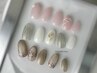 【ジェル】Newデザイン　月替わり定額　美フォルム　ミドル　9450→8900　
