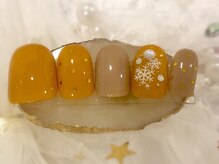 ブレス 天童店(BLESS)/冬の定番！雪の結晶ネイル！