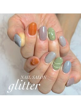 カラフルニュアンスネイル