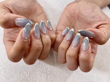 ネイルサロン ドレス(Nail Salon Dress)/【瀬川】ガラスフレンチ