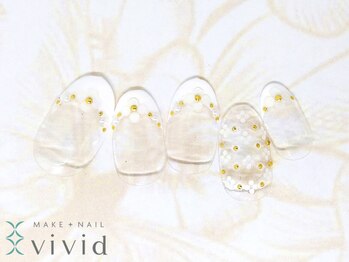 メイクプラスネイル ヴィヴィッド(MAKE+NAIL vivid)/*冬ブライダルネイル*