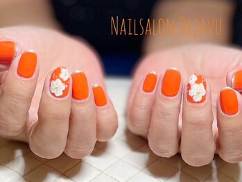 デジャヴ(Dejave)/プルメリアネイル