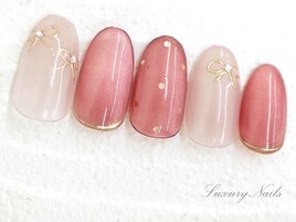 リボン◇ミラーNail