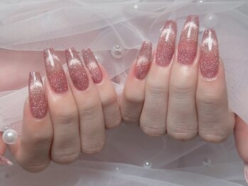 ティーアンドビー ネイルスタジオ(T&B NAIL STUDIO)/トレンドワンホンちゅるんネイル