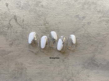 シンプリー ワン 渋谷店(Simpliee ONE)/【ハンド】塗りかけニュアンス