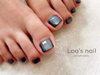 ロアズネイル(Loa's nail)/footマグネットワンカラー