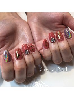 クリスタルネイル ボンベルタ橘店(CRYSTAL NAIL)/キラキラネイル