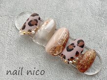 ネイルニコ(nail nico)/レオパードネイル