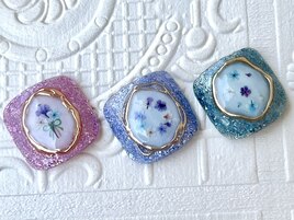 親指フラワー&ミラーデザイン