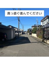 小顔整体研究所 KSラボ 福井店/駐車場からサロンまでのルート