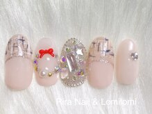 リラ(RIRA)/クリスマスネイル×ツイード