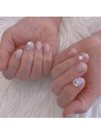 ラメワンカラー◆3Dアート