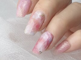 涼しげ大人フラワー