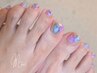 Foot/時間内10本アート【パラジェル×フィルイン×丁寧ケア】