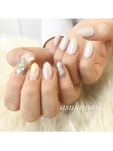 ラコルザ(La Colza)/アシンメトリーネイル