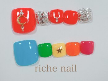 リッシュネイル 新百合ヶ丘店(riche nail)/Foot定額コース