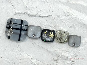 ネイルメゾン 池袋店(NAIL MAISON)/スノーチェック¥11000
