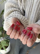 ジュアネイル(jouer nail)/ハートホログラム埋め込み☆
