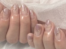 private nail salon non.nonの雰囲気（シンプルだけどミラーラインで華やか♪）