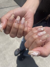 レース×プルメリア