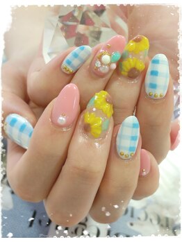 ネイルアンドアイラッシュサロン ココクレール(cococlair)/◆お客様ネイル♪