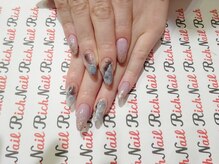 ネイル リッチ(Nail Rich)/大理石風スカルプ☆