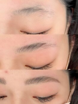 エヌアイビューティー 高丘店(N eye beauty)の写真/骨格・黄金比に基づいて眉毛を形成！貴方の理想の眉毛を叶える♪【初回★ハリウッドブロウリフト￥7,500】