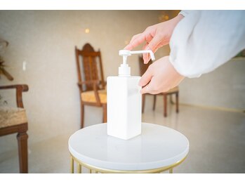 トトノイ 高知(TOTONOi)/3.手指消毒