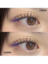 ルアナ(LUANA)/LEDエクステ140本ポイントカラー