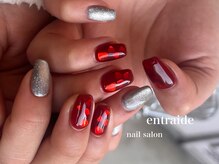 アントレッド(entraide)/埋め込みホロハートデザイン