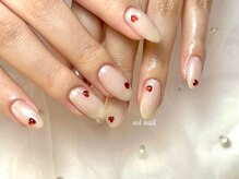 ソルネイル(sol nail)/★kumiオススメ★ぷっくりハート