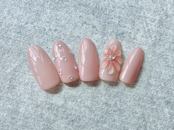 リーチェ ネイルズ(Riche Nails)/ぷくぷくフラワーアート◎