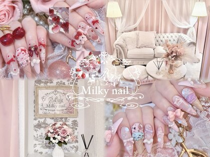 ミルキーネイル(Milky nail)の写真