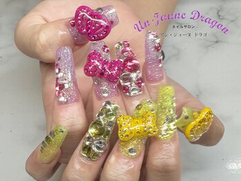 アン ジョーヌドラゴ/【ロングネイル】アシメネイル