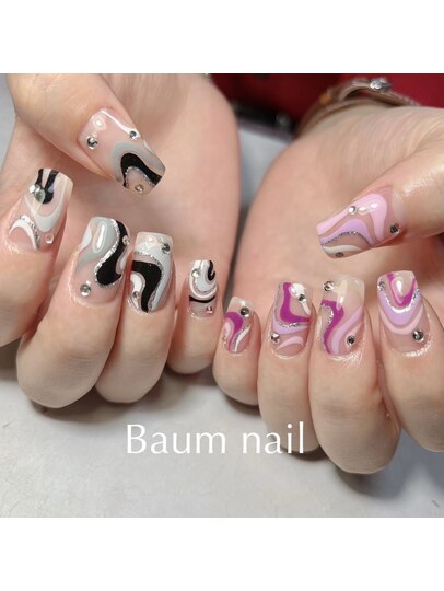 2025年春トレンド】プッチ柄のネイルデザイン集｜人気順  