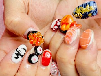 ビーネイル(8ee Nail)の写真/指先に"好き"を詰め込む◇キャラクター/推しネイルのオーダー大歓迎★自分だけの特別ネイルに気分もUP♪