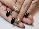 大人上品ブラックネイル