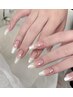 【HAND】流行りのデザインチークネイル★ ¥12000 