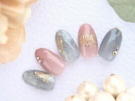 ミラーニュアンス☆くすみカラー