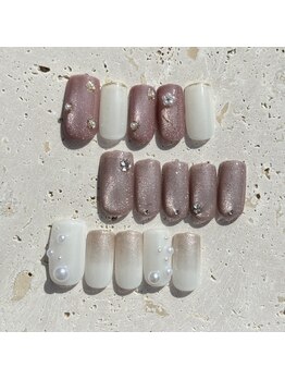 春カラーネイル